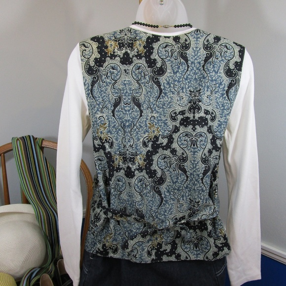 Vintage Theo Boho Style Beaded Cotton Vest - Picture 5 of 8